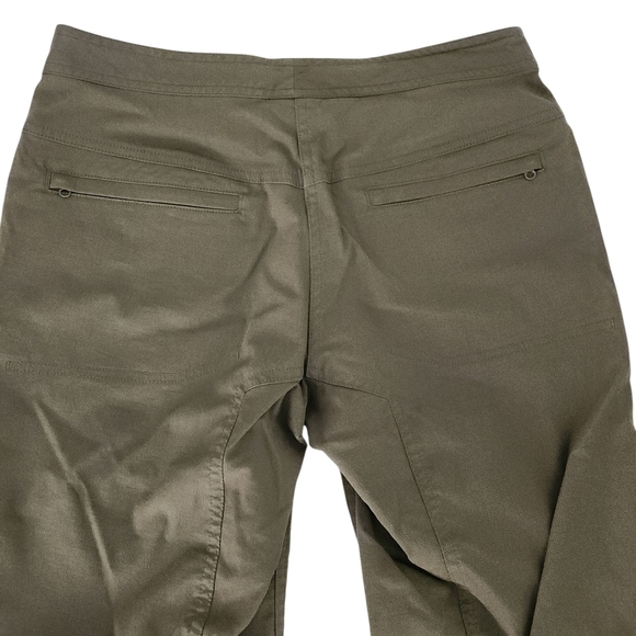 MOUNTAIN EQUIPMENT CO-OP Olive Green Stretch Capri Pants size 4 - Picture 7 of 12